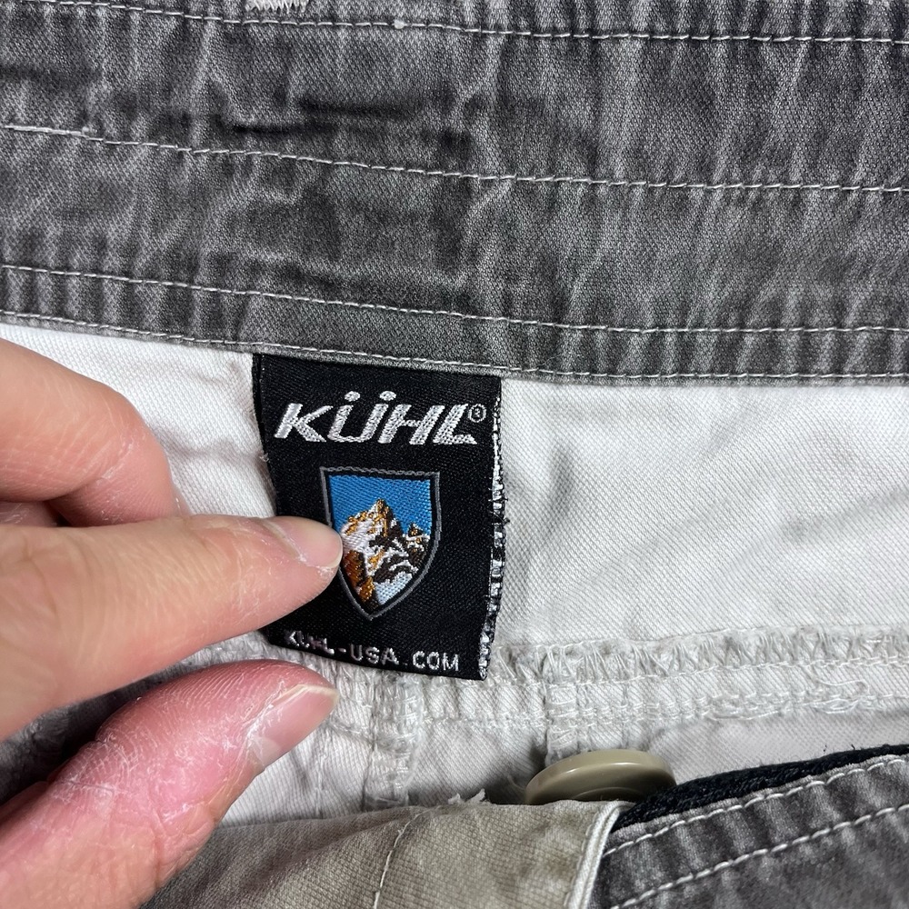 Kuhl Durakuhl Men's Size Large Brown Shorts | Tactical Hiking Camping Adjustable - Picture 2 of 10